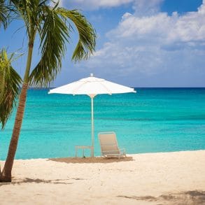 umbrella and beach chair
