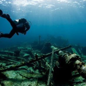Scuba diving at Captain Keith Tibbetts Wreck