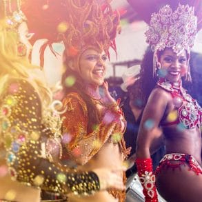 women at Cayman Carnival Batabano