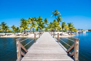 dock on a Cayman Islands vacation