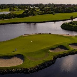 Residences at Grand Cayman Golf Course Aerial View