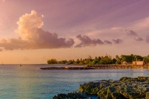 Georgetown Grand Cayman cloudy sunset